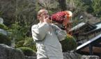 A monk practicing asceticism of Gokurakuji