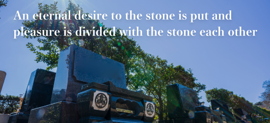 An eternal desire to the stone is put and pleasure is divided with the stone each other