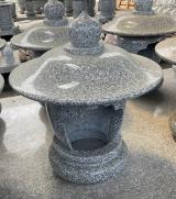 大島石　丸香炉　1.2尺